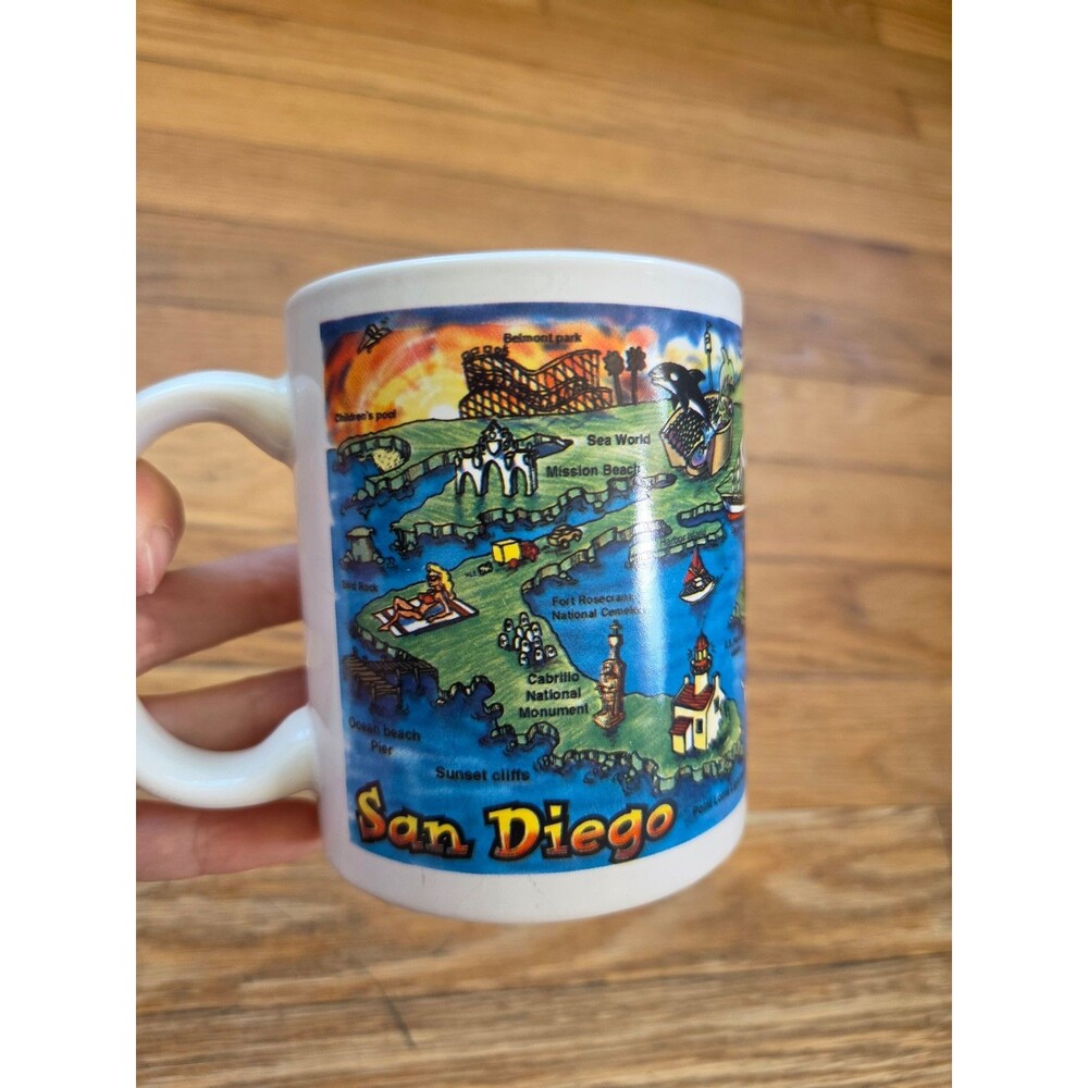 Vintage GCI San Diego coffee mug 1994